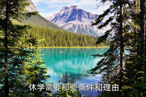  休學(xué)需要那些條件和理由