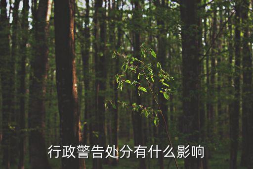 警告處分有什么影響，經(jīng)濟(jì)處罰和警告處分哪種更嚴(yán)厲各有什么影響會影響職務(wù)晉升嗎