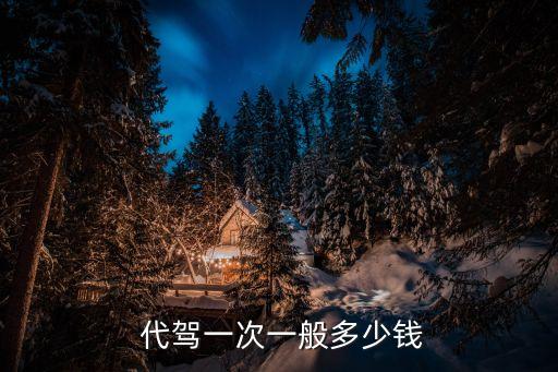 代駕多少錢,1000公里長途代駕多少錢