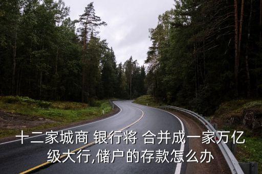 十二家城商 銀行將 合并成一家萬億級大行,儲戶的存款怎么辦