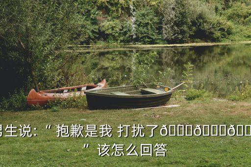 抱歉打擾