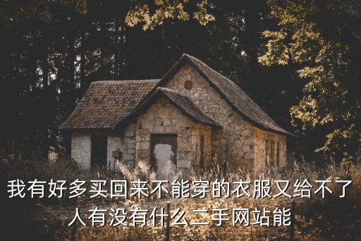 我有好多買回來不能穿的衣服又給不了人有沒有什么二手網站能