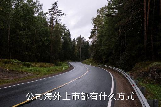 公司海外上市都有什么方式