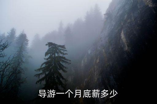 導(dǎo)游工資，普通的導(dǎo)游月收入大概在多少之間