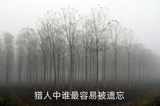 獵人中誰最容易被遺忘