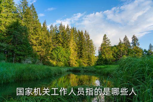 國家機(jī)關(guān)工作人員指的是哪些人