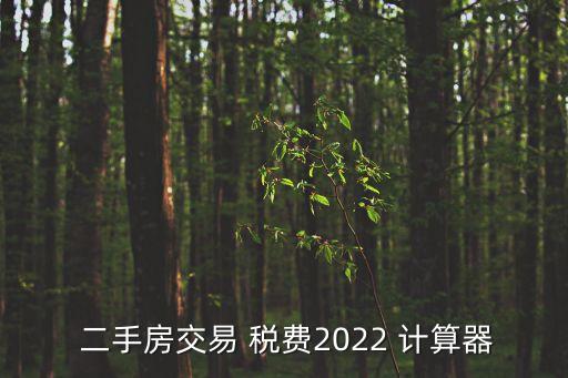 最新二手房稅費(fèi)計(jì)算器,長沙最新二手房稅費(fèi)計(jì)算器