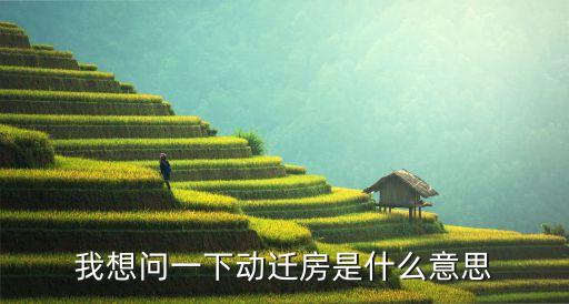 我想問一下動遷房是什么意思