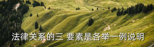 合同法律關(guān)系要素有哪些,國(guó)際貨物買賣合同法律關(guān)系的構(gòu)成要素