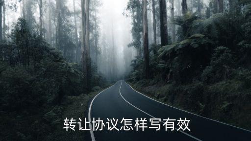 請(qǐng)問(wèn)轉(zhuǎn)讓合同怎么寫,轉(zhuǎn)讓合同怎么寫才有法律效力