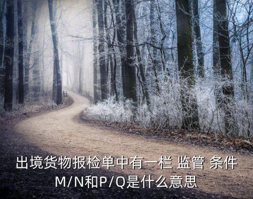 監(jiān)管條件ab,海關監(jiān)管條件AB