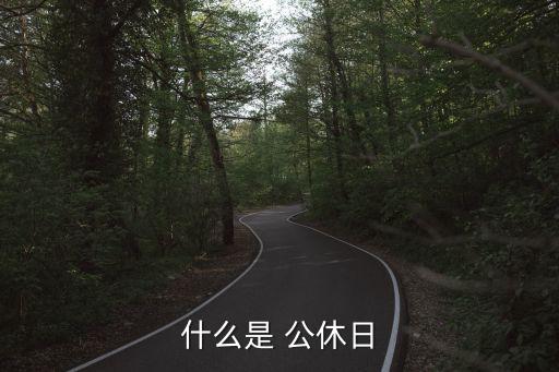 公休假日是指,什么是公休假日和法定假日