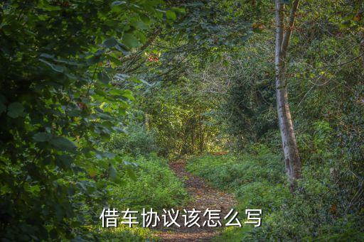 借車協(xié)議書范本，借車協(xié)議書怎么寫