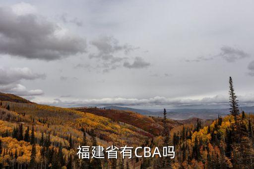 福建省有CBA嗎