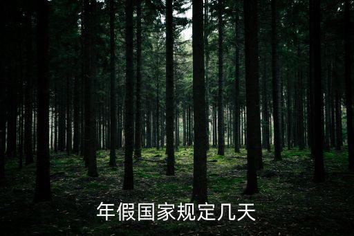 年假國家規(guī)定幾天