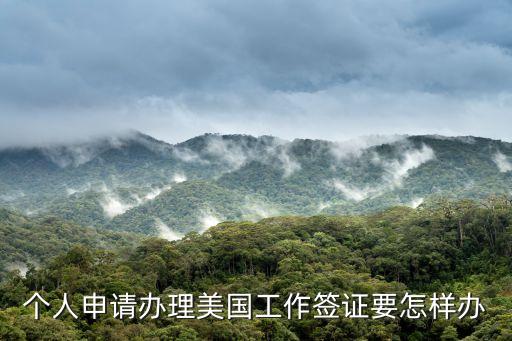 美國(guó)工簽，辦美國(guó)工作簽證需要什么需求