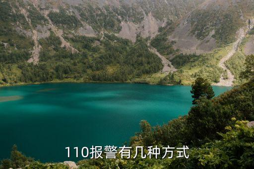 110報警有幾種方式