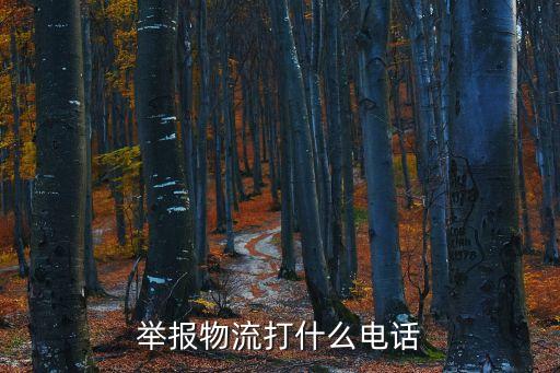 舉報物流打什么電話