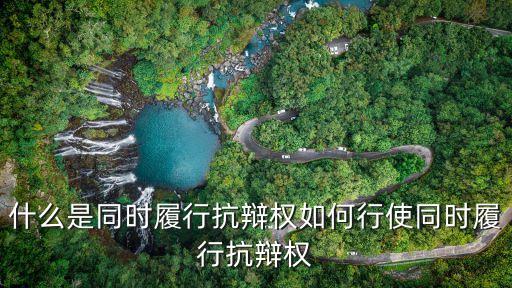 什么是同時履行抗辯權(quán)如何行使同時履行抗辯權(quán)