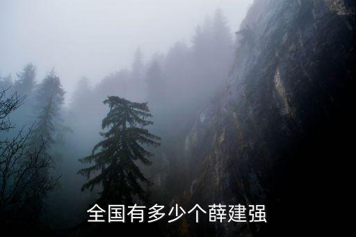全國(guó)有多少個(gè)薛建強(qiáng)