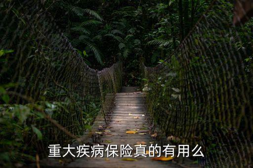 重大疾病保險(xiǎn)真的有用么
