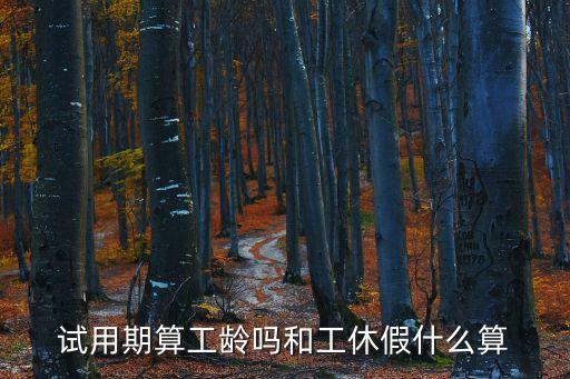 試用期算工齡嗎，試用期算工齡嗎和工休假什么算