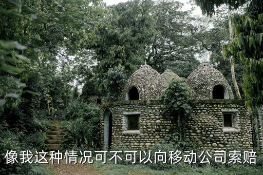 像我這種情況可不可以向移動公司索賠
