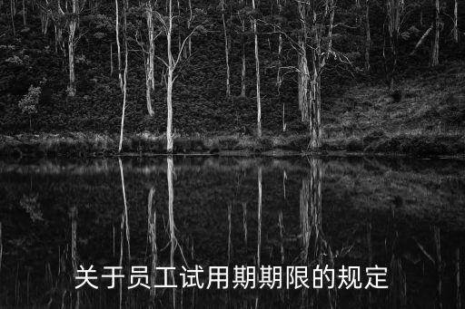 關于員工試用期期限的規(guī)定