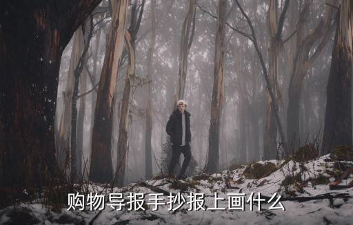 購物導報，購物導報手抄報上畫什么
