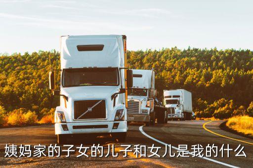 姨媽家的子女的兒子和女兒是我的什么