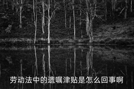勞動法中的遺囑津貼是怎么回事啊