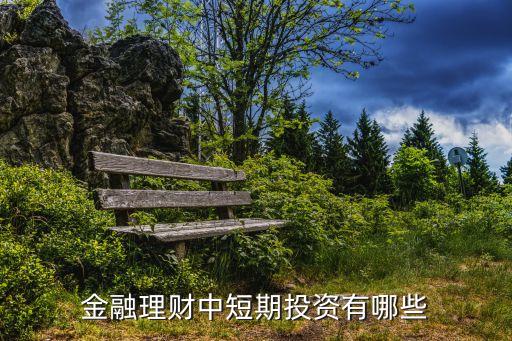 金融理財(cái)中短期投資有哪些