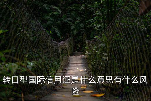 國際信用證，轉(zhuǎn)口型國際信用證是什么意思有什么風(fēng)險(xiǎn)