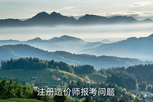 注冊(cè)造價(jià)師，注冊(cè)造價(jià)師報(bào)考問(wèn)題
