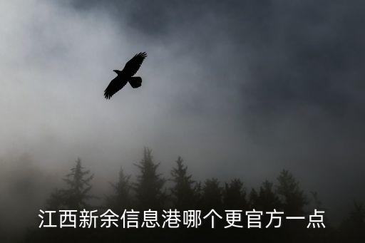 江西新余信息港哪個(gè)更官方一點(diǎn)
