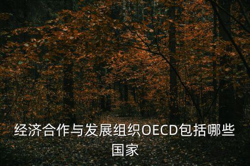 經(jīng)濟合作與發(fā)展組織，OECD是什么意思