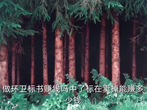 做環(huán)衛(wèi)標(biāo)書(shū)賺錢(qián)嗎中了標(biāo)在賣(mài)掉能賺多少錢(qián)