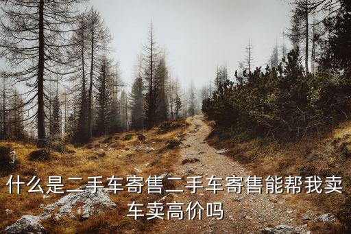 什么是二手車寄售二手車寄售能幫我賣車賣高價(jià)嗎