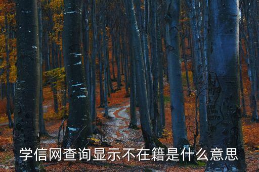 在籍是什么意思，高校在籍生是什么意思