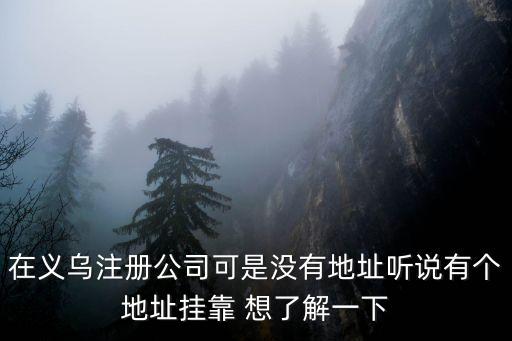 公司地址掛靠，掛靠的地址可以開對公賬戶嗎