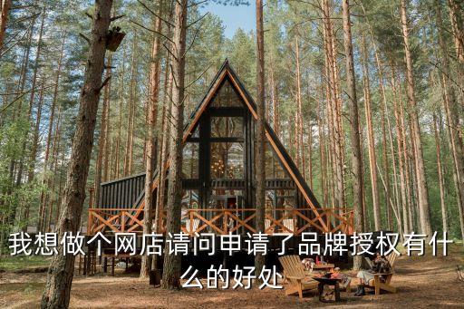 我想做個網(wǎng)店請問申請了品牌授權有什么的好處