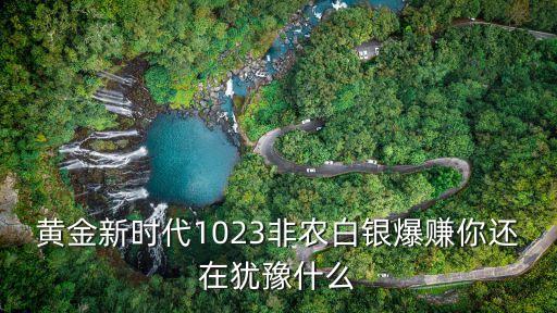 黃金新時代1023非農(nóng)白銀爆賺你還在猶豫什么