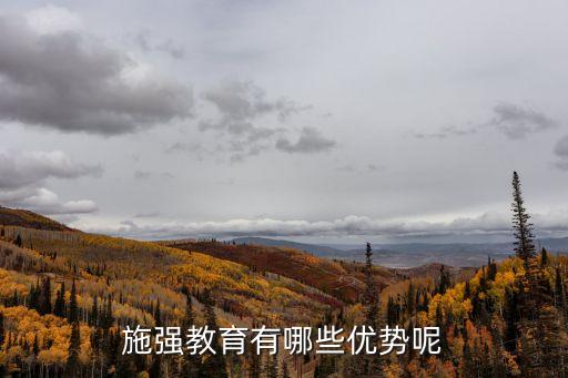 施強(qiáng)教育有哪些優(yōu)勢呢