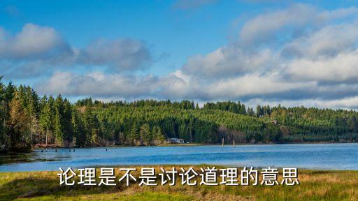 論理，老大爺說(shuō)的論理是諧音這里論理指的是什么告訴me
