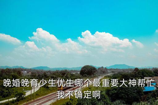晚婚晚育少生優(yōu)生，晚婚晚育少生優(yōu)生是政策還是措施
