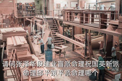 請問張澤華段建業(yè)盲派命理祝國英新派命理邱平策平派命理哪個(gè)
