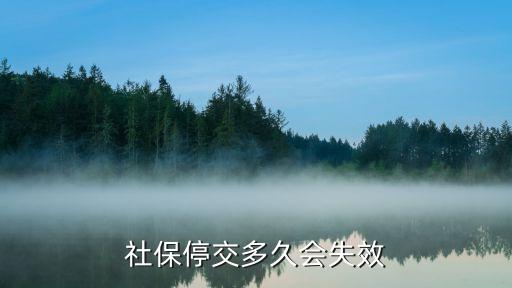 社保停交多久失效，暫停買社保多久會(huì)報(bào)廢