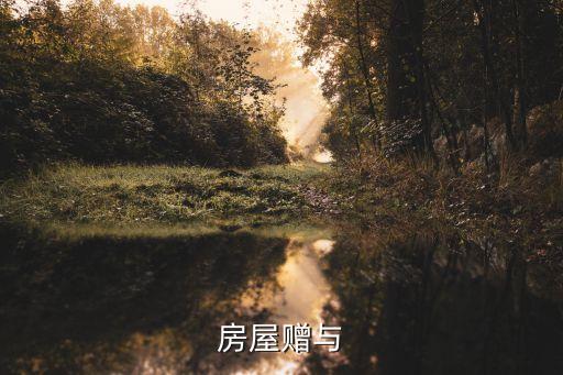 房屋贈(zèng)與