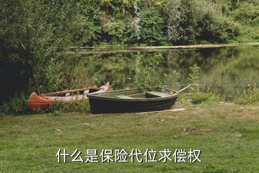 代位求償，什么是代位求償權(quán)