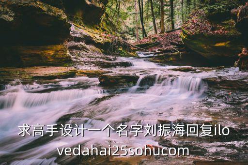 求高手設(shè)計(jì)一個(gè)名字劉振海回復(fù)ilovedahai25sohucom